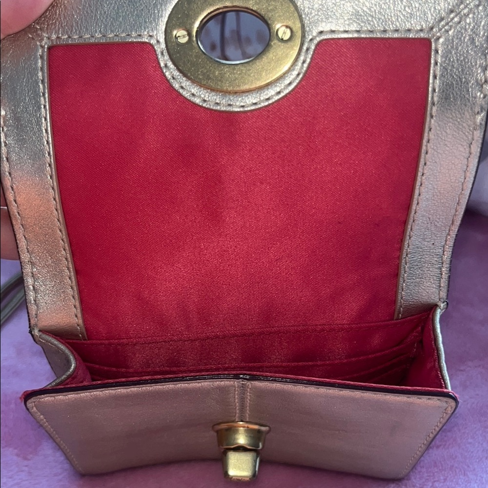 Coach Gold Mini Bag - Picture 8 of 12